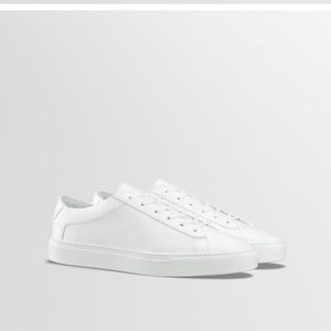 KOIO Capri Italian Leather Shoes In Triple White Sz:40 NWOT